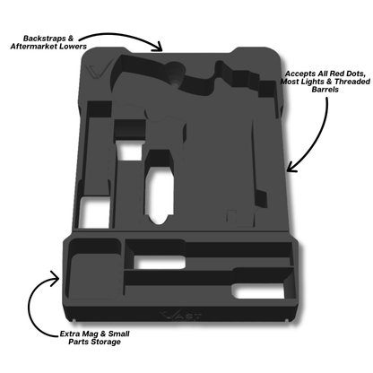 Glock Ranger Pro Insert for Milwaukee PACKOUT Low-Profile Compact Organizer