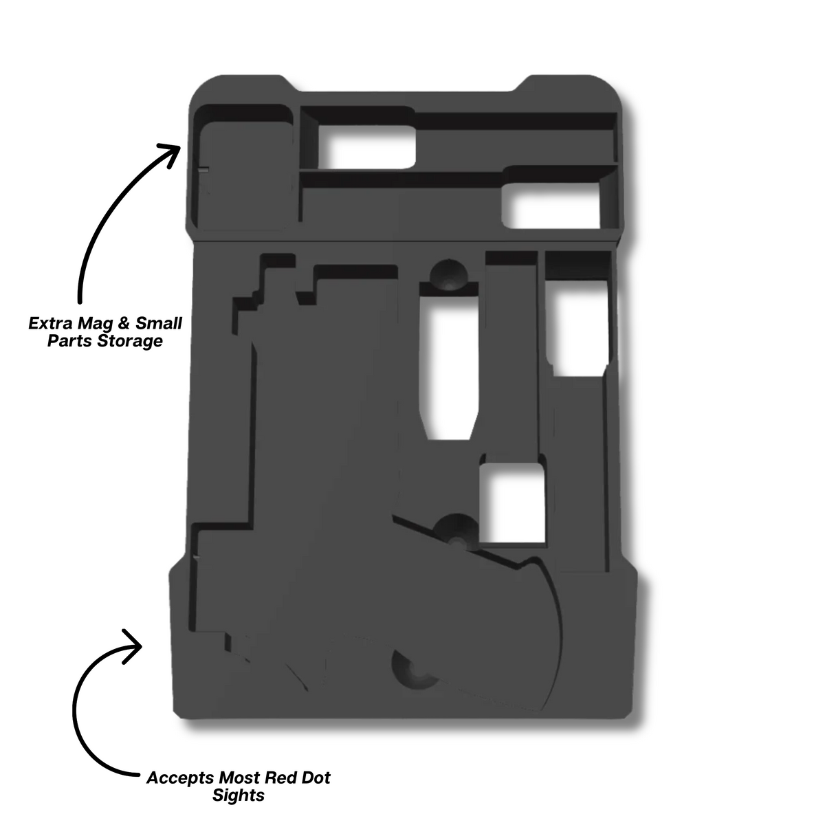 Glock Ranger Pro Insert for Milwaukee PACKOUT Low-Profile Compact Organizer