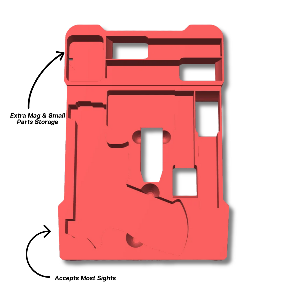 Glock Ranger Pro Insert for Milwaukee PACKOUT Low-Profile Compact Organizer