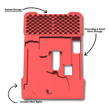 Glock Ranger Pro Insert for Milwaukee PACKOUT Low-Profile Compact Organizer