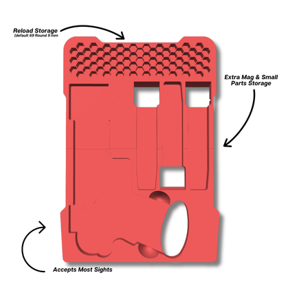 2011 Pistol Insert for Milwaukee PACKOUT Slim Organizer (48-22-8436) – Ranger Pro