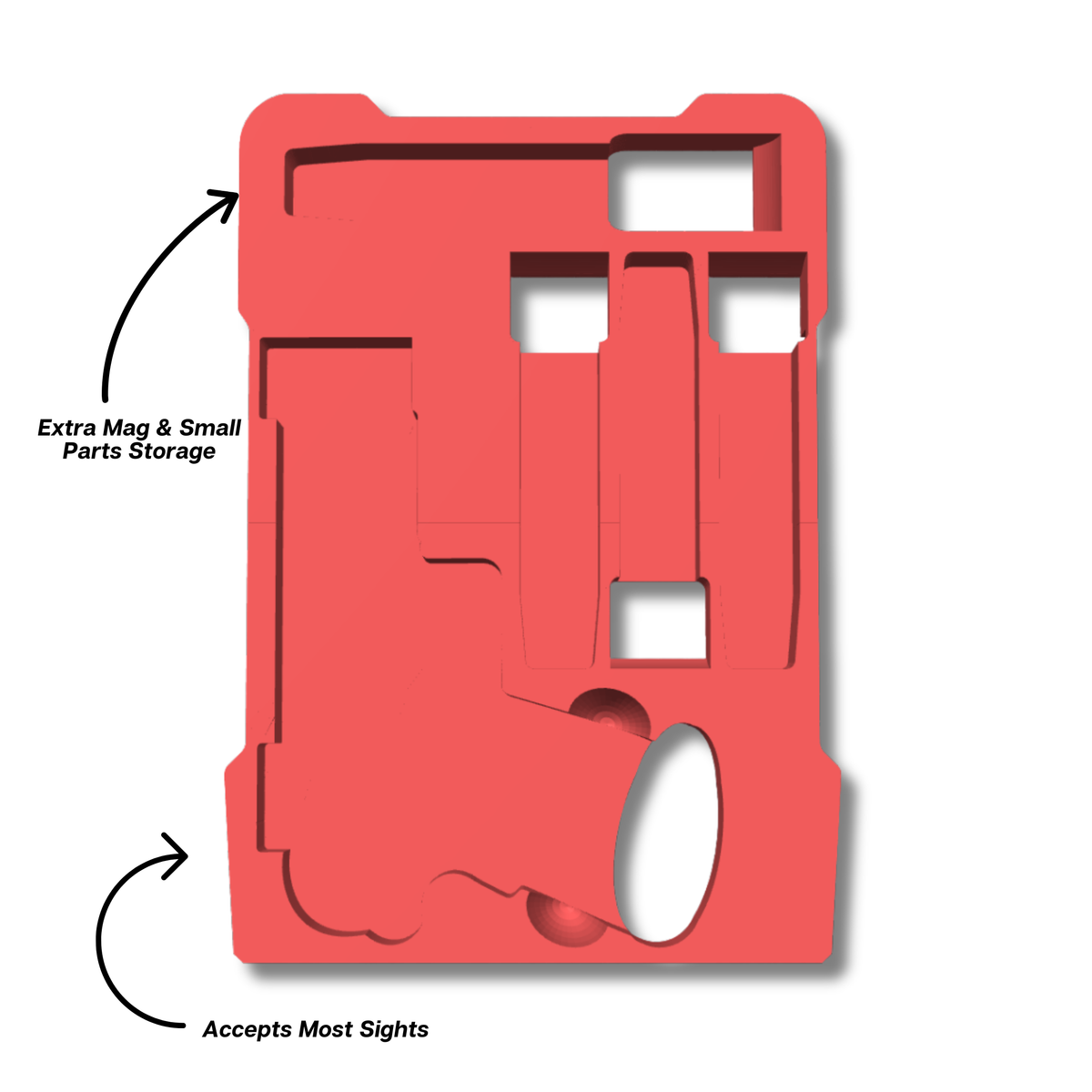 2011 Pistol Insert for Milwaukee PACKOUT Slim Organizer (48-22-8436) – Ranger Pro