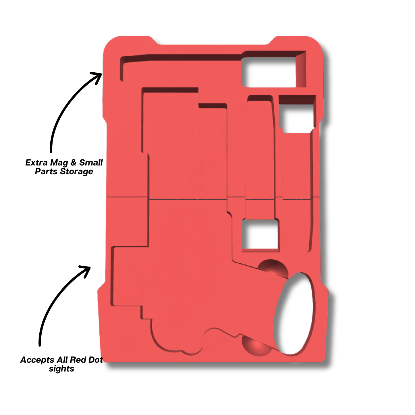 2011 Pistol Insert for Milwaukee PACKOUT Slim Organizer (48-22-8436) – Ranger Pro