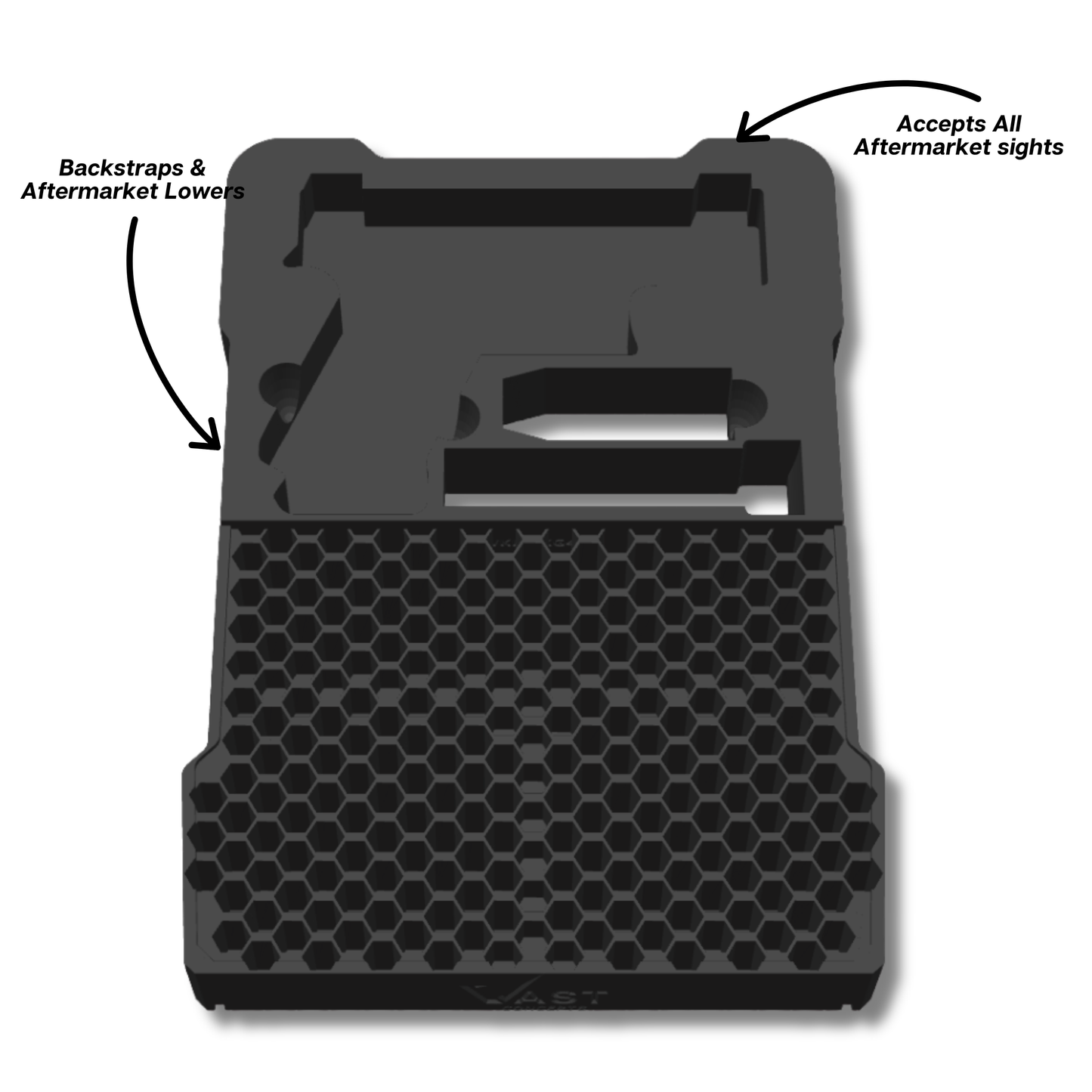Glock Ranger Pro Insert for Milwaukee PACKOUT Low-Profile Compact Organizer