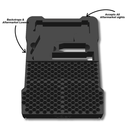 Glock Ranger Pro Insert for Milwaukee PACKOUT Low-Profile Compact Organizer
