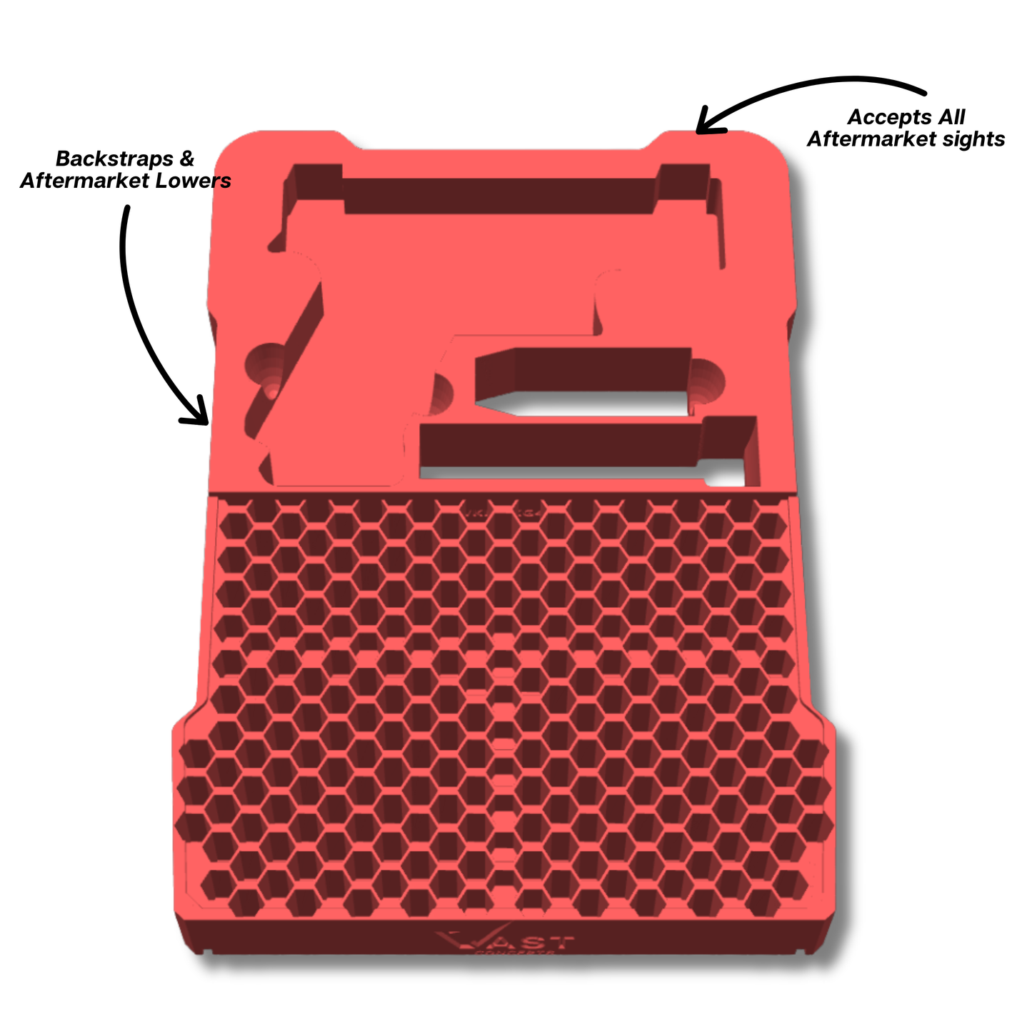 Glock Ranger Pro Insert for Milwaukee PACKOUT Low-Profile Compact Organizer