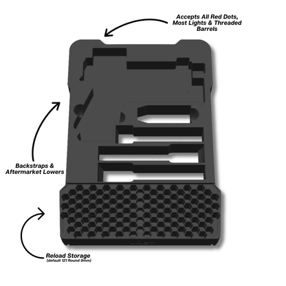 Glock Ranger Pro Insert for Milwaukee PACKOUT Low-Profile Compact Organizer