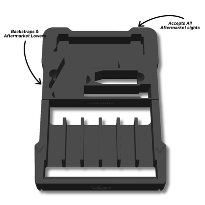 Glock Ranger Pro Insert for Milwaukee PACKOUT Low-Profile Compact Organizer