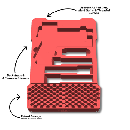 Glock Ranger Pro Insert for Milwaukee PACKOUT Low-Profile Compact Organizer