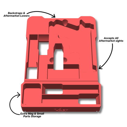 Glock Ranger Pro Insert for Milwaukee PACKOUT Low-Profile Compact Organizer