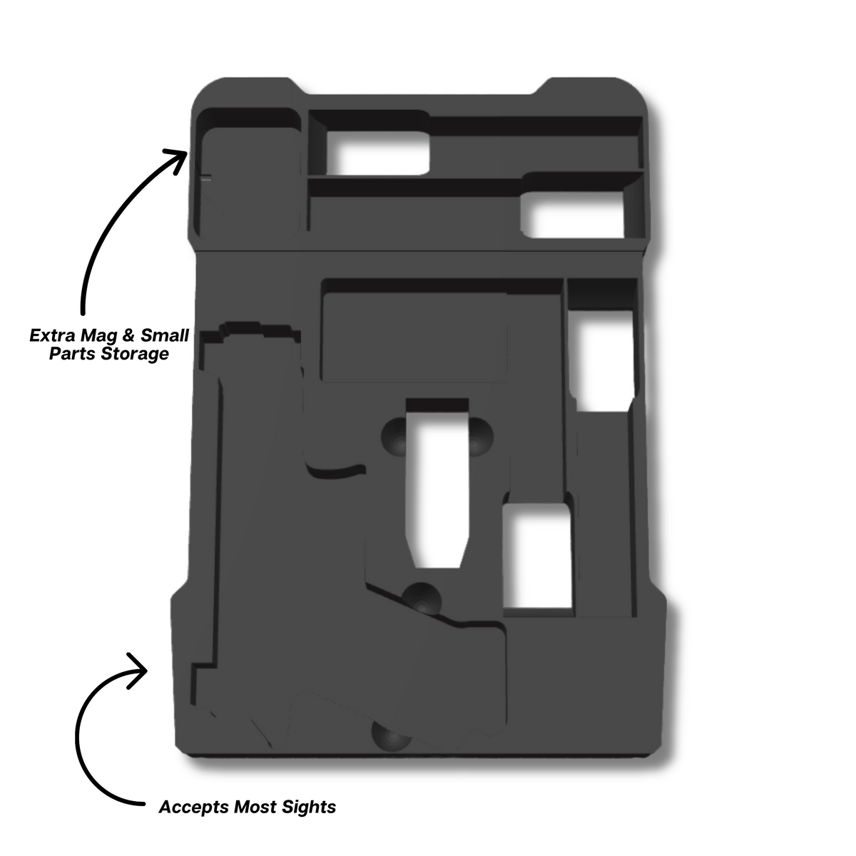 Glock Ranger Pro Insert for Milwaukee PACKOUT Low-Profile Compact Organizer
