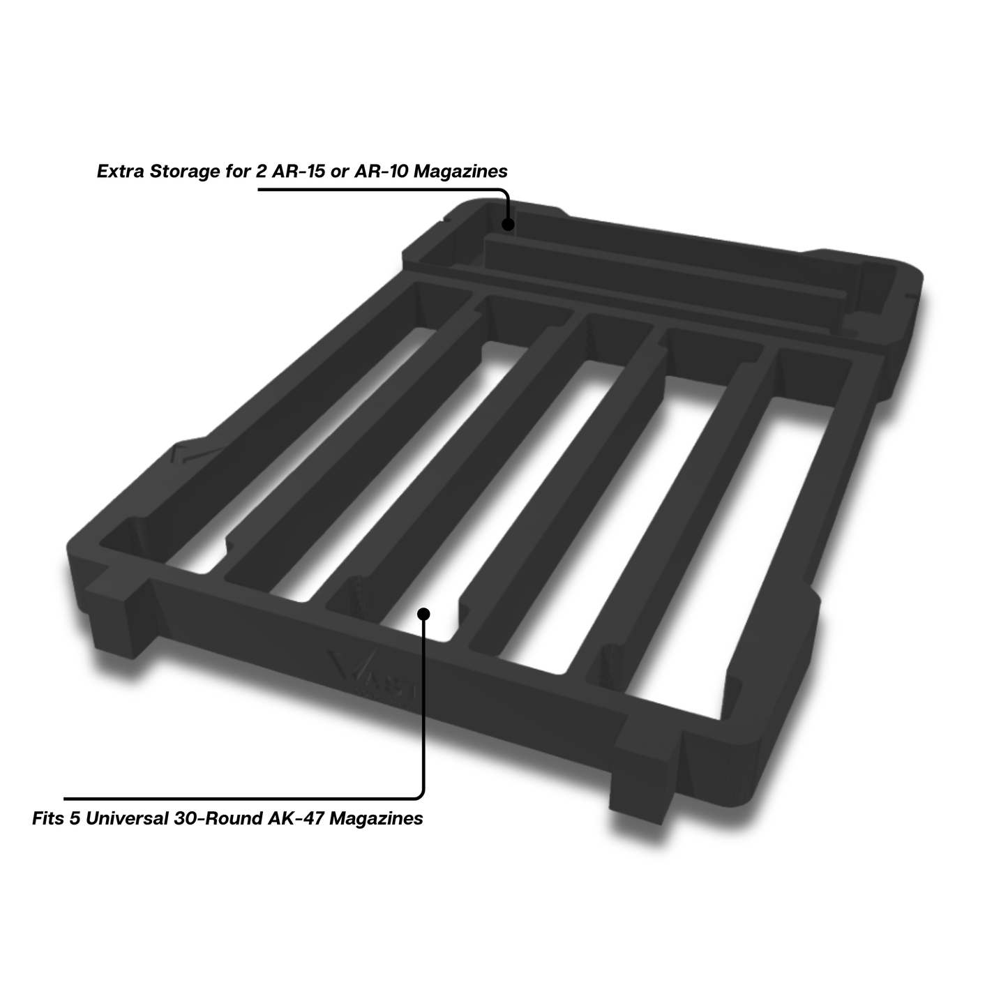 RANGER PRO Magazine Inserts for Milwaukee PACKOUT Organizer (Various Types)