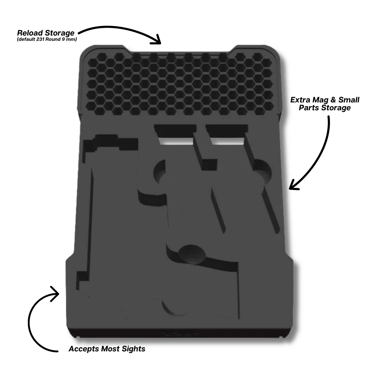 Sig Sauer Ranger Pro Insert for Milwaukee PACKOUT Low-Profile Compact Organizer