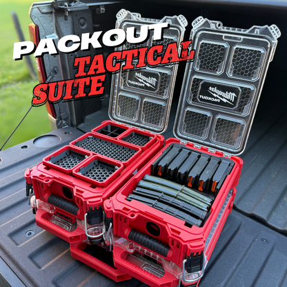 RANGER PRO Magazine Inserts for Milwaukee PACKOUT Organizer (Various Types)