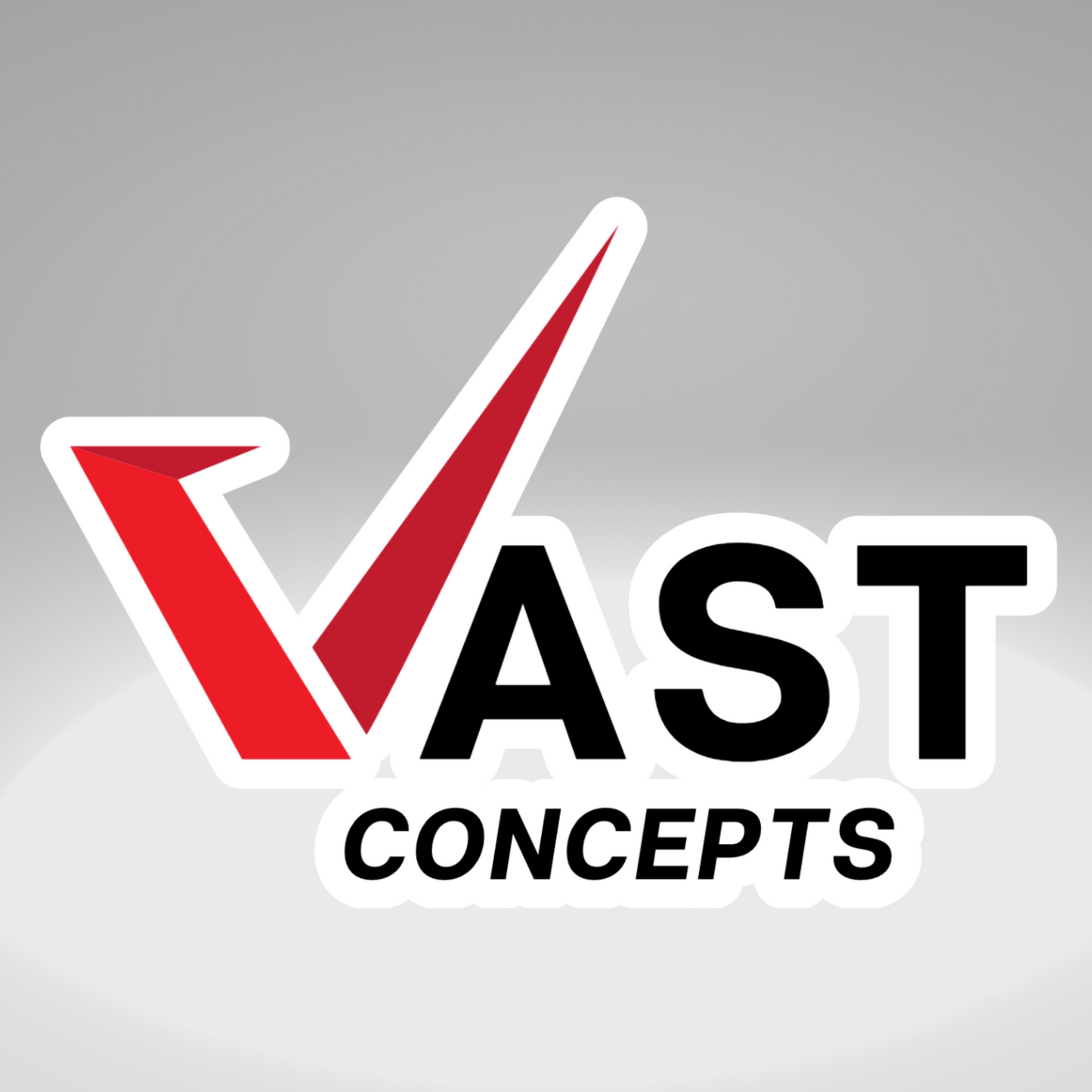 Vast Concepts 3" x 3" Decal Sticker | Vinyl Decal